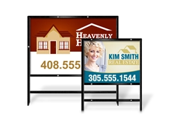 Image For An Aluminum Sign In A Steel Frame
