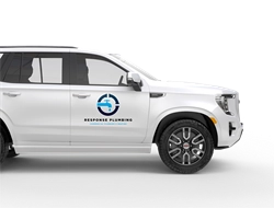 Die-Cut Car Decal On A Gmc Yucon