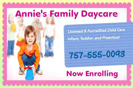 Day Care Decals, Child Care Decals - Signazon.com