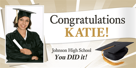 Graduation Backdrops Graduation Yard Banners Signazon Com