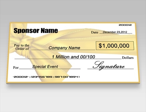 Donation Checks Charity Checks Signazon Com