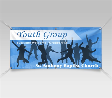 Youth Banners, Youth Ministry Banners - Signazon