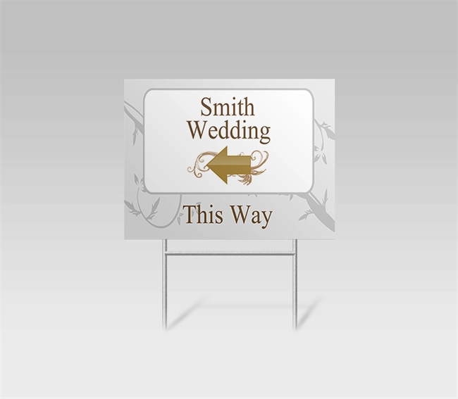 Wedding Yard Signs