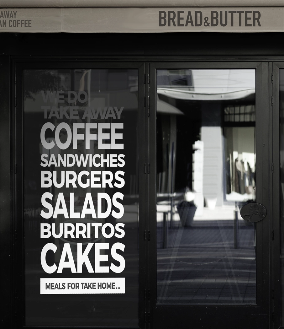 Store Lettering | Custom Lettering for Store Windows | Signazon