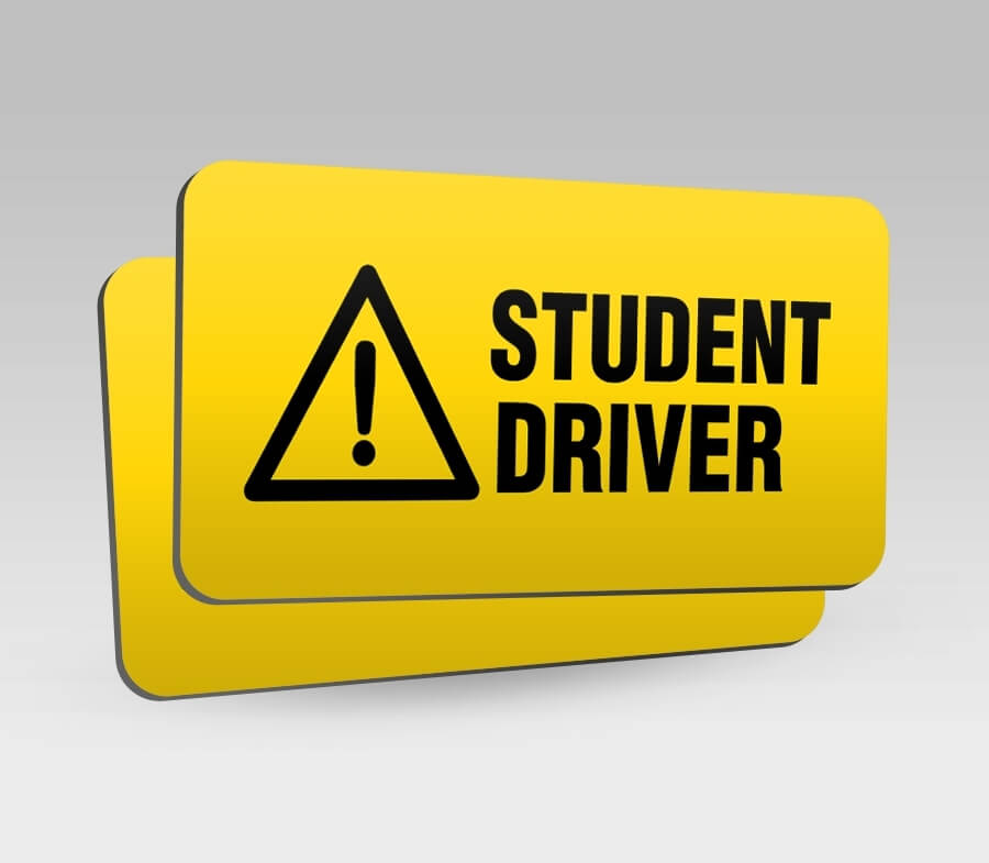 Student Driver Magnetic Signs | Student Driver Signs | Signazon
