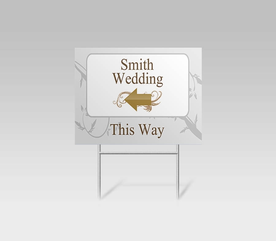 Wedding Yard Signs and Banners