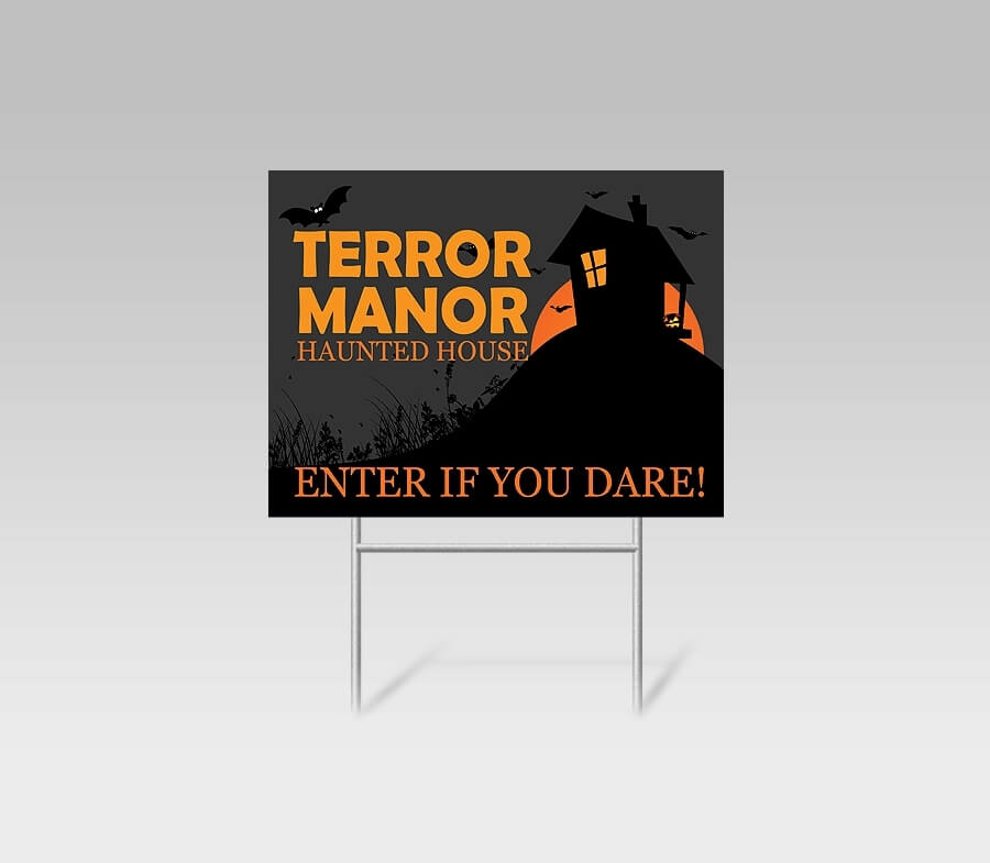Halloween Yard Signs and Banners