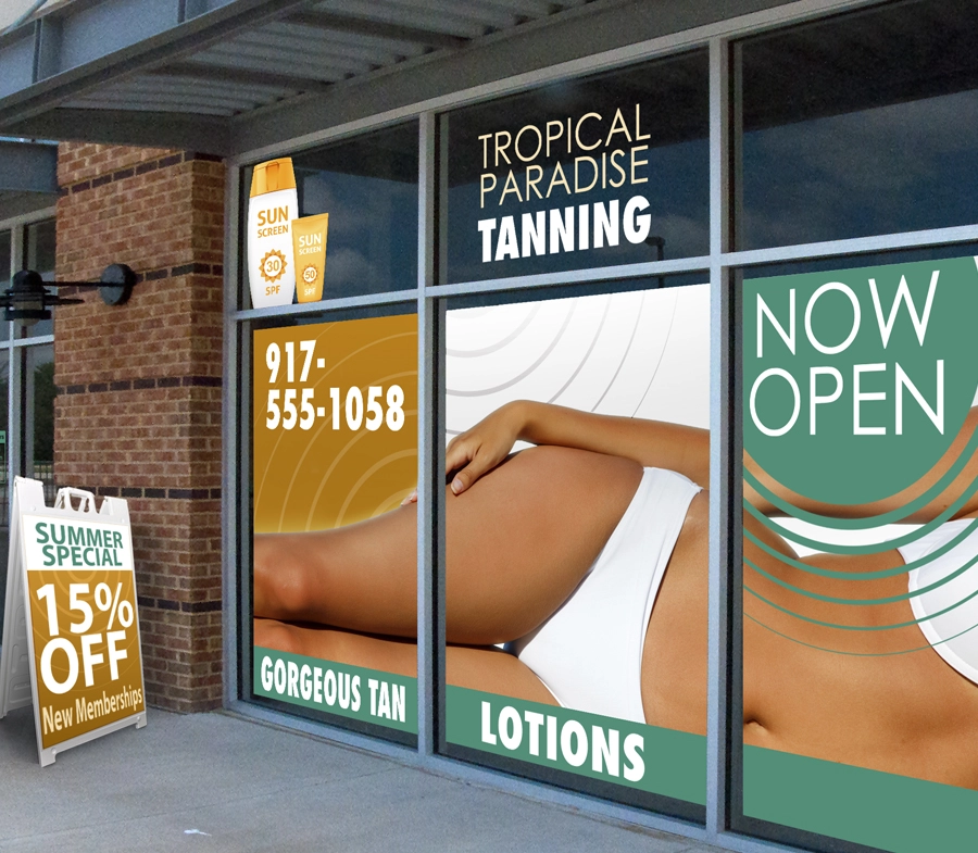 Tanning Salon Signs