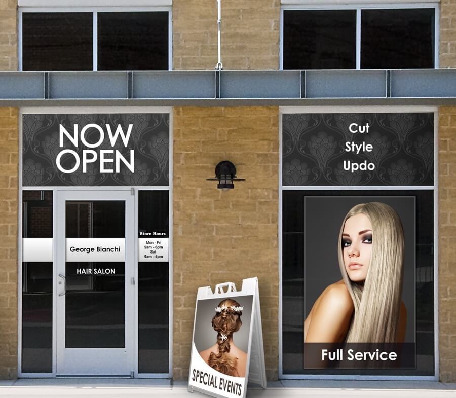 Hair Salon Signs and Banners
