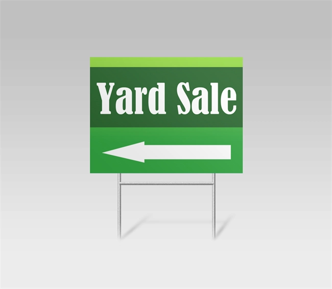 Yard Sale Signs