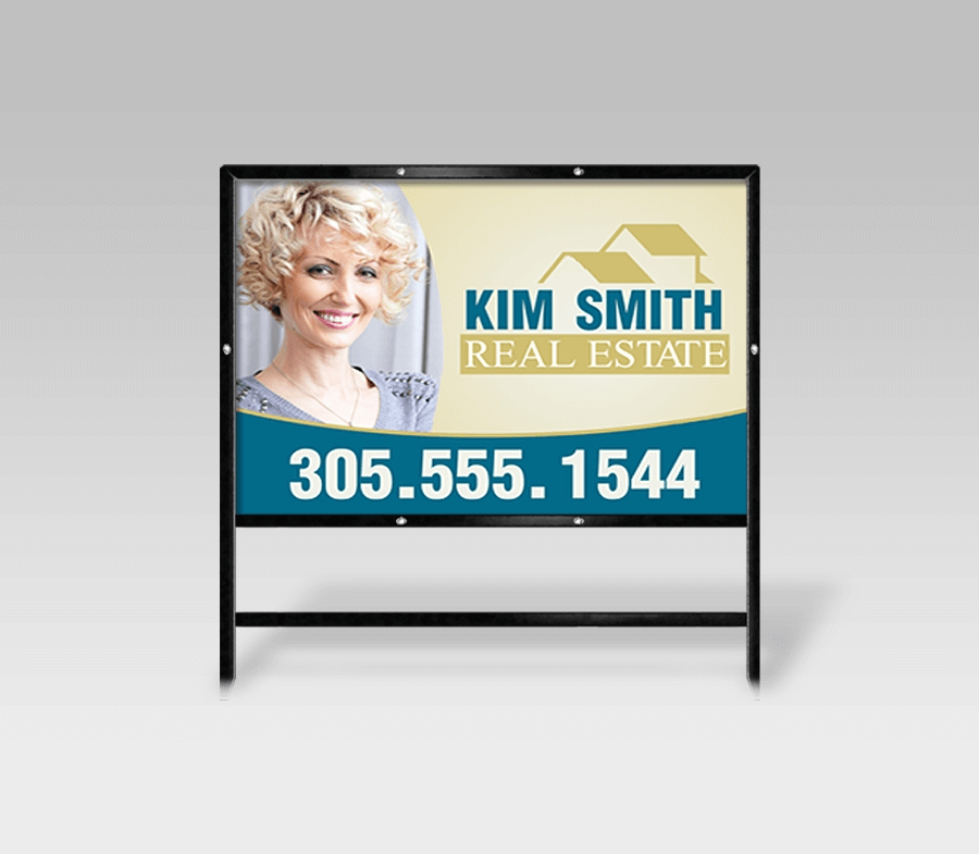 Modern Block Premium Brushed Aluminum Sign 36x24 Sale Today Only CGSignLab 