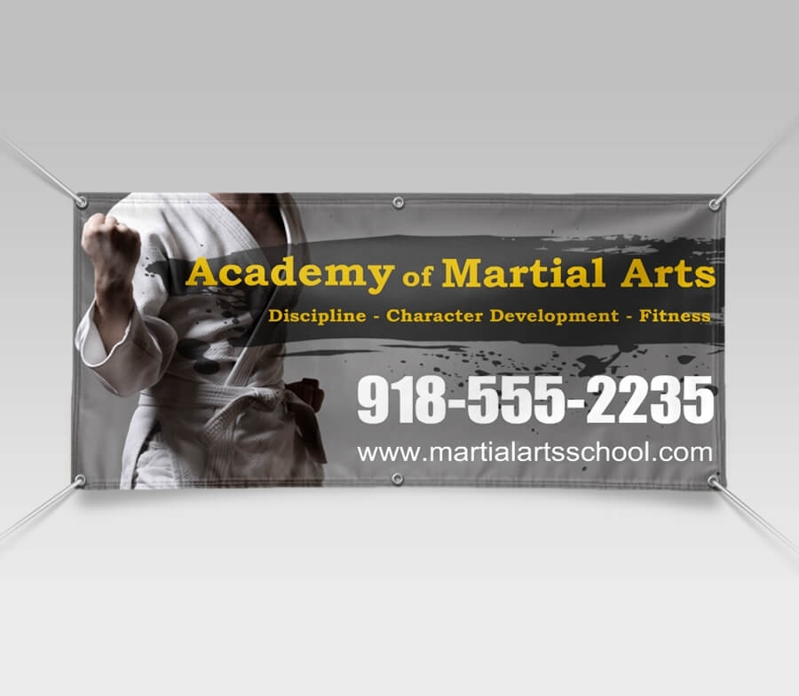 Martial Arts Banners and Signs