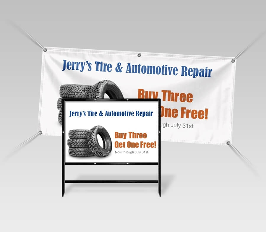 Tire Signs, Auto Parts Signs | Signazon