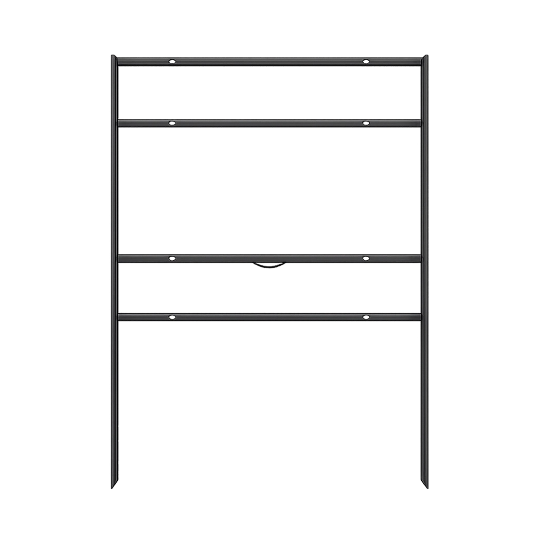 Double Rider Frames | Metal Double H-Frame for Slide-In Signs | Signazon