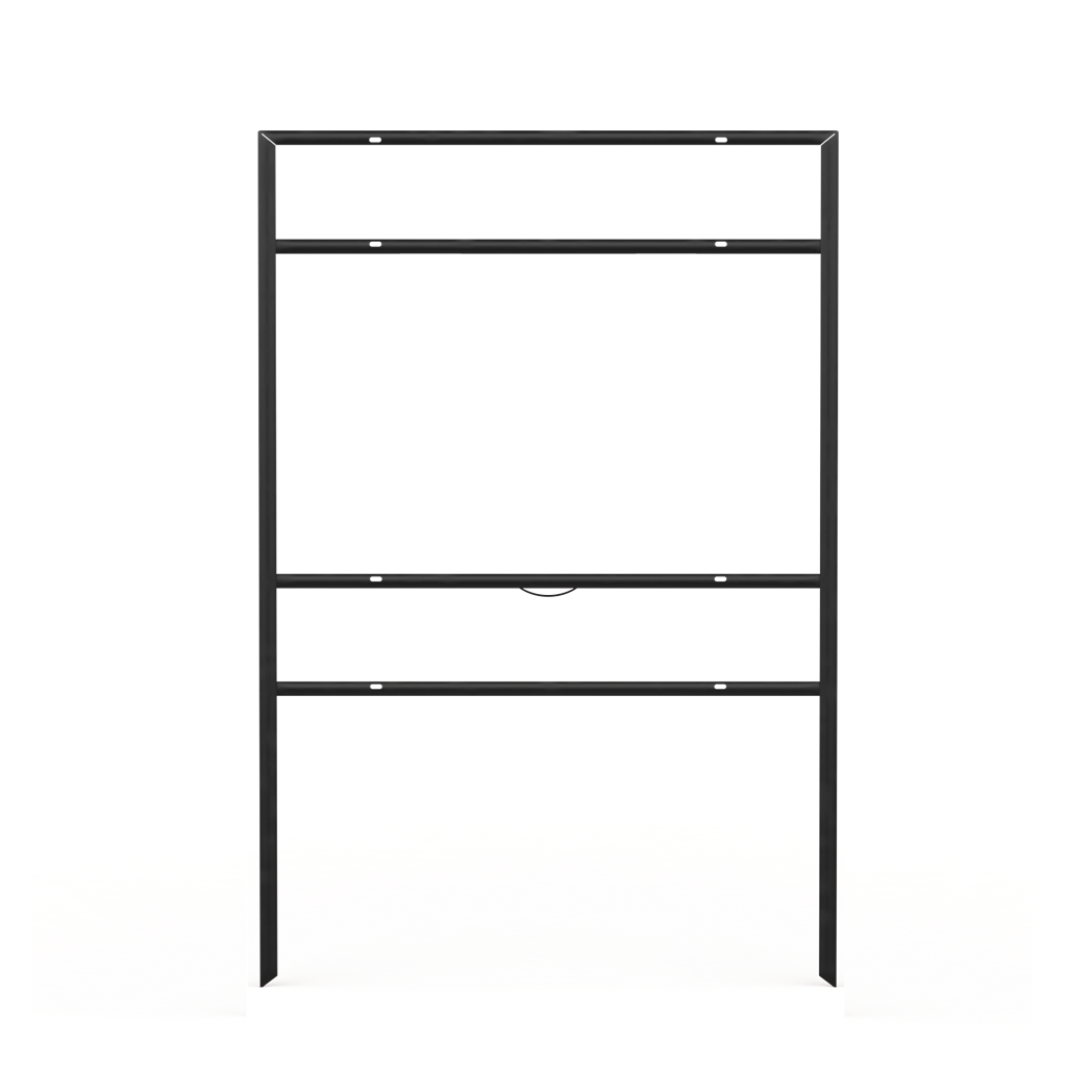 Double Rider Frames | Metal Double H-Frame for Slide-In Signs | Signazon