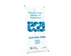 X Banner Stand With Custom Printed Graphic For Retail Displays By Signazon
