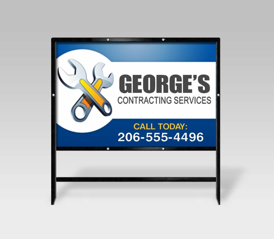 Construction Yard Signs and Banners | Signazon