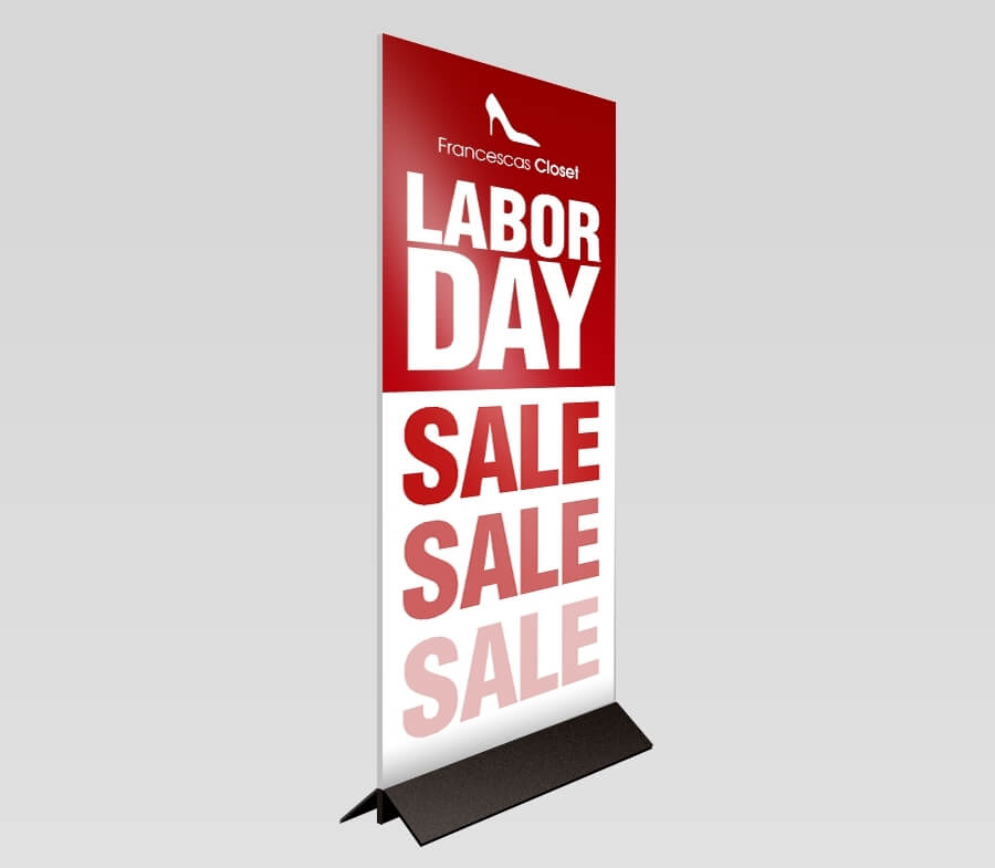 Free Standing Signs & Holders | Vertical Signs | Signazon