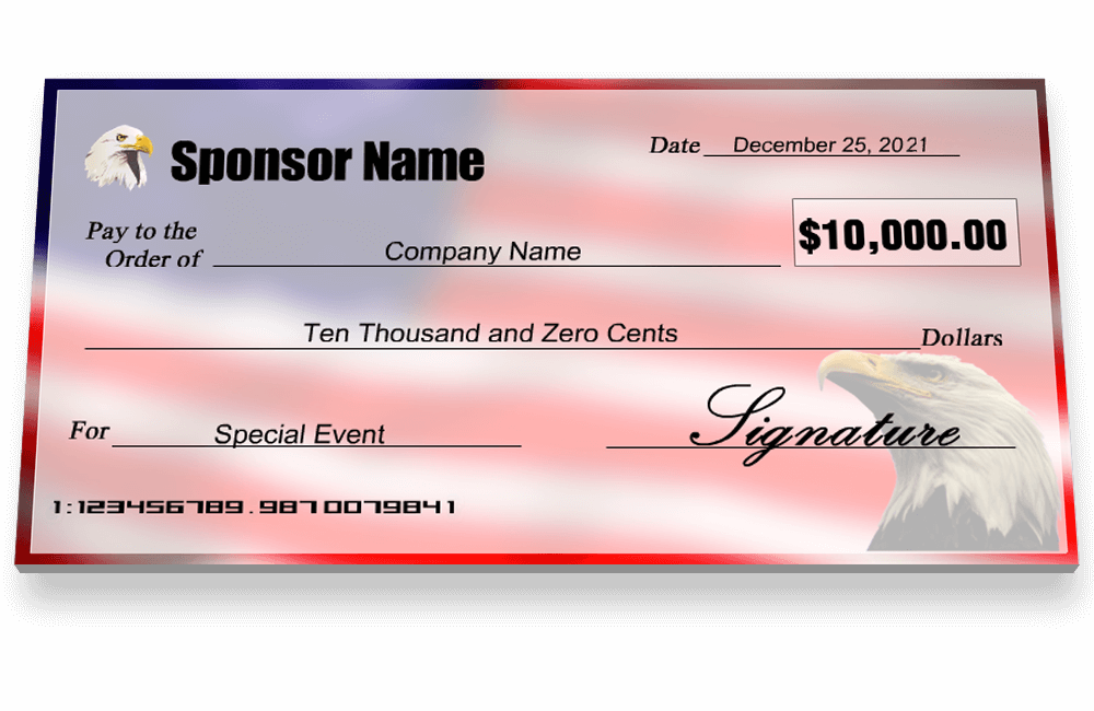 Big Checks Custom Giant Checks for Businesses Signazon