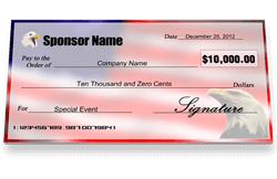 Image Of A Big Oversized Check
