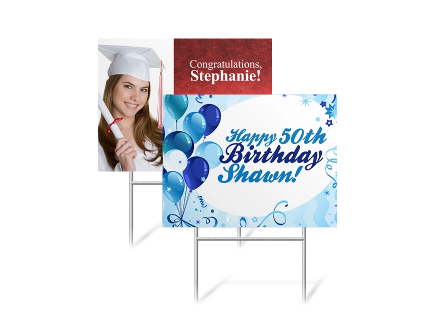 Event Bandit Signs Example Event Yard Signs | Party Event Banners | Signazon