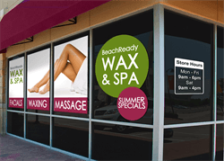 Store Window Decals  Storefront Window Graphics - Square Signs