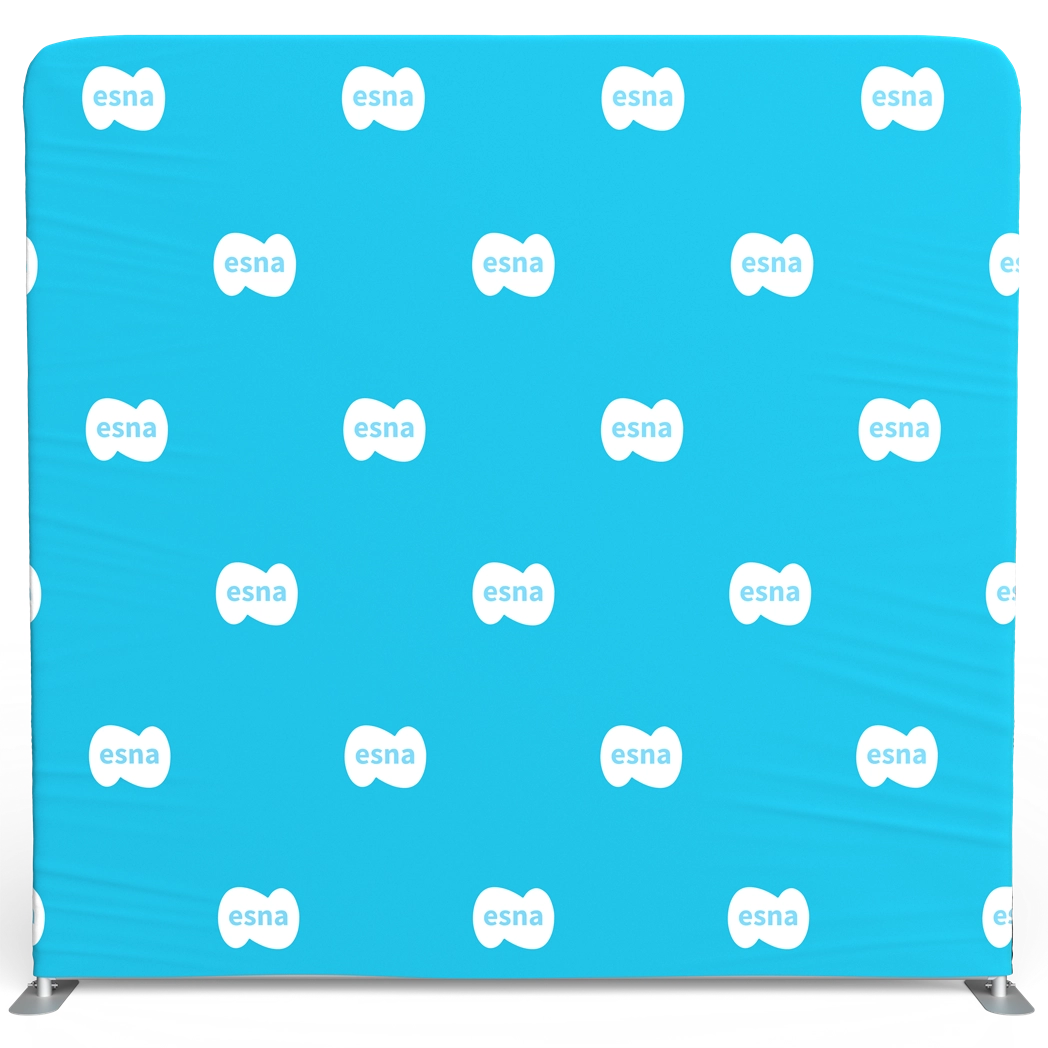 Custom Fabric Backdrop Stand With Seamless Printed Event Graphics By Signazon